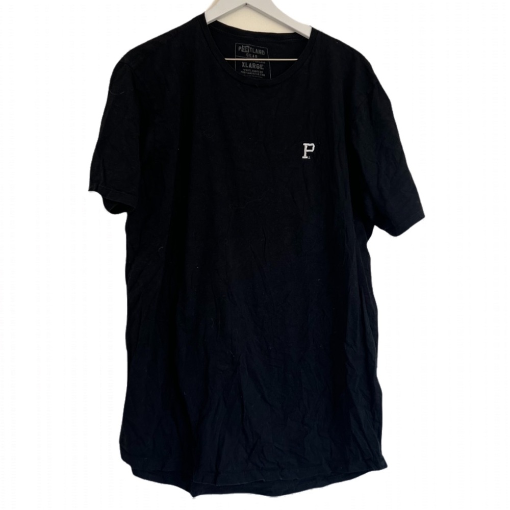 Mens Black Portland Gear Graphic Tee Size XL